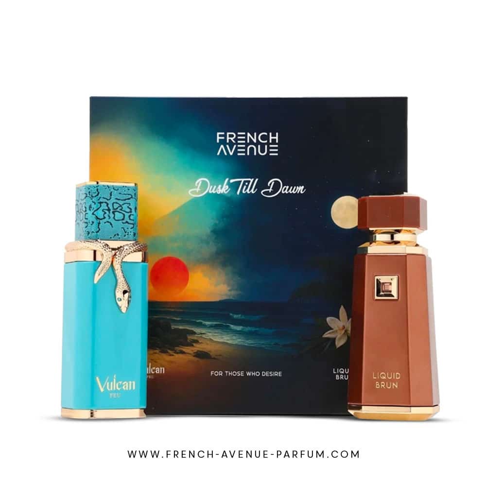 Coffret Dusk Till Dawn – Vulcan Feu & Liquid Brun – French Avenue