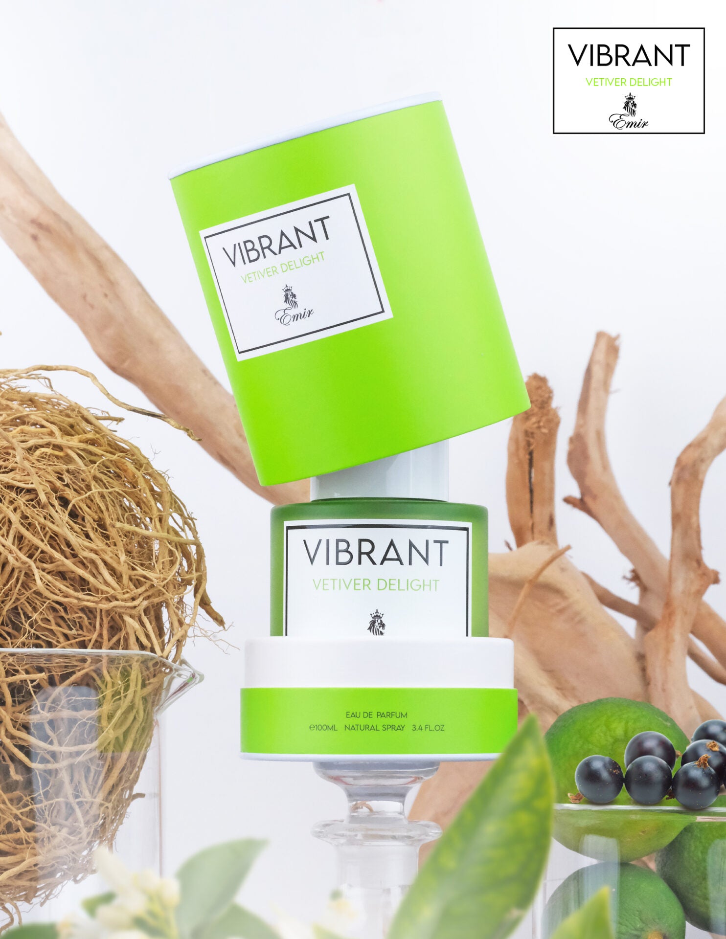 Vibrant Vetiver Delight Emir